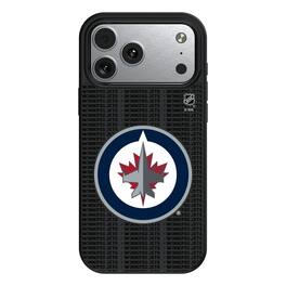 Keyscaper - NHL - Winnipeg Jets Primary Logo iPhone Magnetic Bump Case - 15 - Black