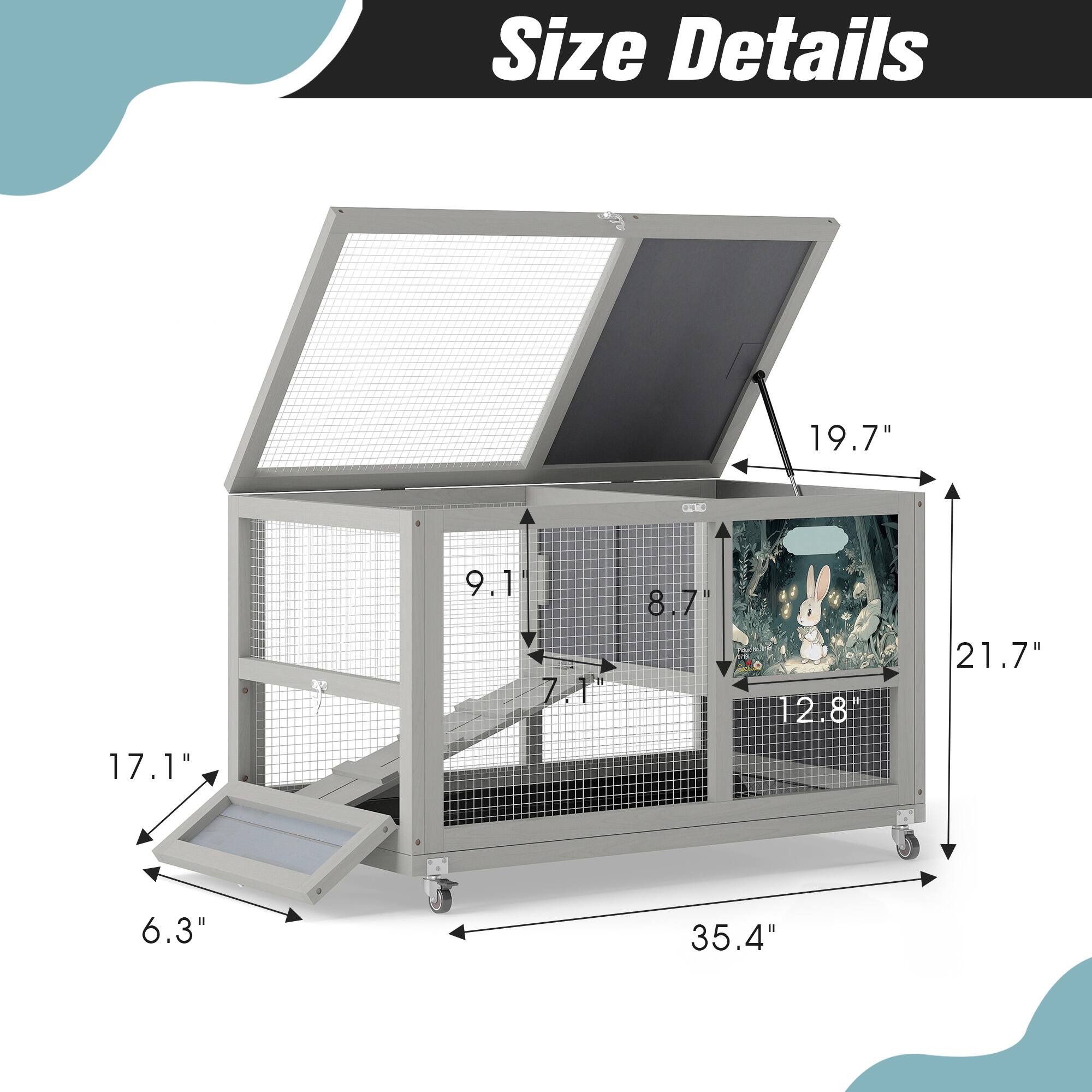 Size Details  
19.7"  
17.1"  
9.1"  
8.7"  
12.8"  
21.7"  
6.3"  
35.4"