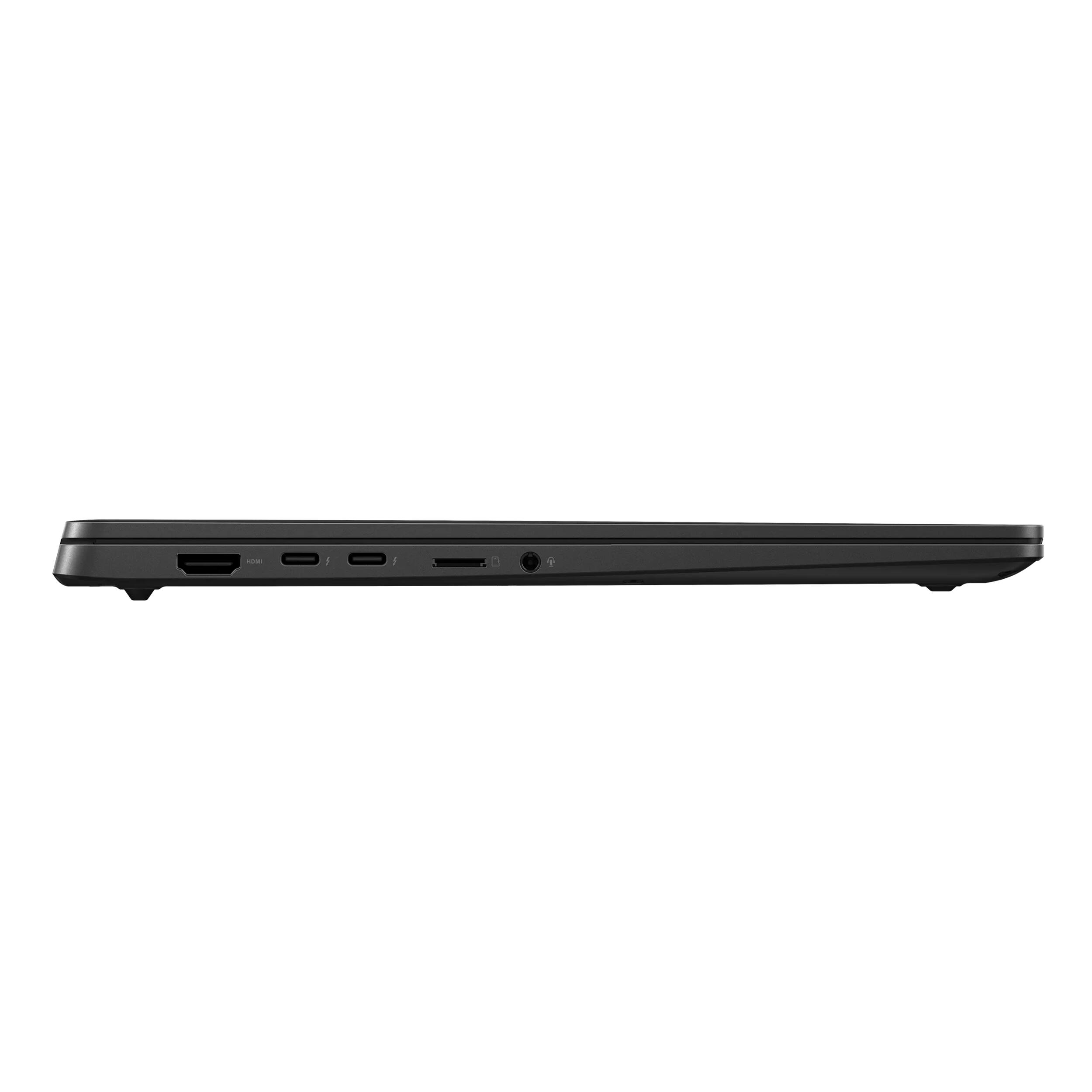 Alt View 7. ASUS - ASUS Vivobook S14 14" WUXGA OLED Laptop,Intel Ultra 7 258V,32GB RAM,1TB SSD+1TB Dock,Copilot+ PC,Backlit,Win 11,Black - Black.