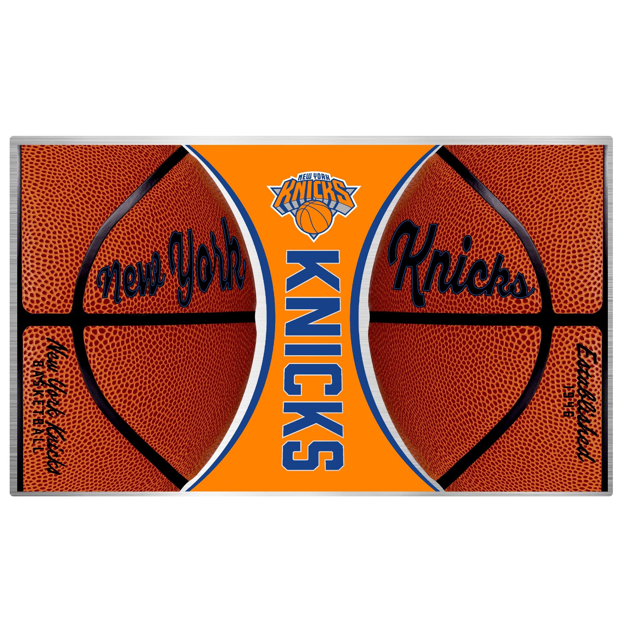 New York Knicks  
Established 1946  
New York Basketball  
Knicks