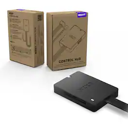 NZXT - Control Hub Digital Lighting & Fan Speed Controller - Black