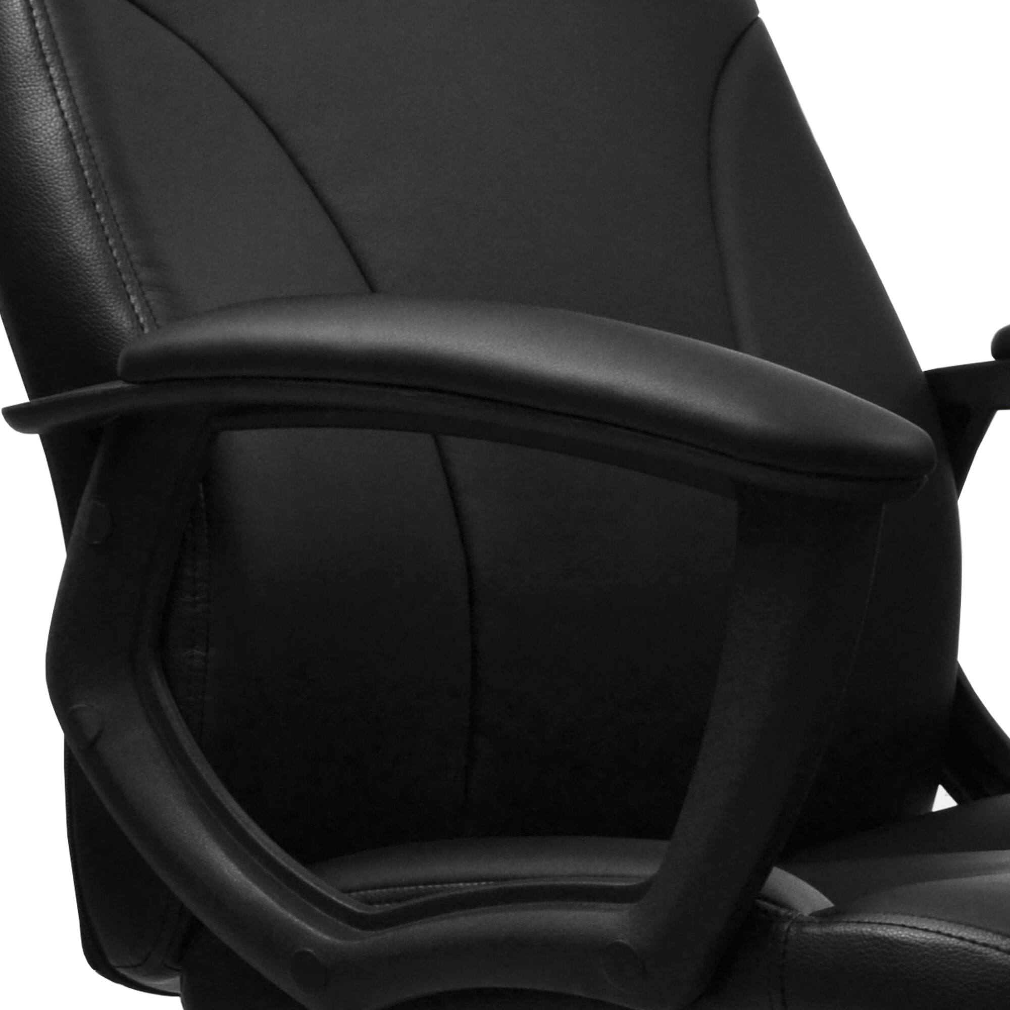 Alt View 4. GOODSILO - Medium Back Executive Office Chair with Ergonomic Design and Adjustable Features - Black.