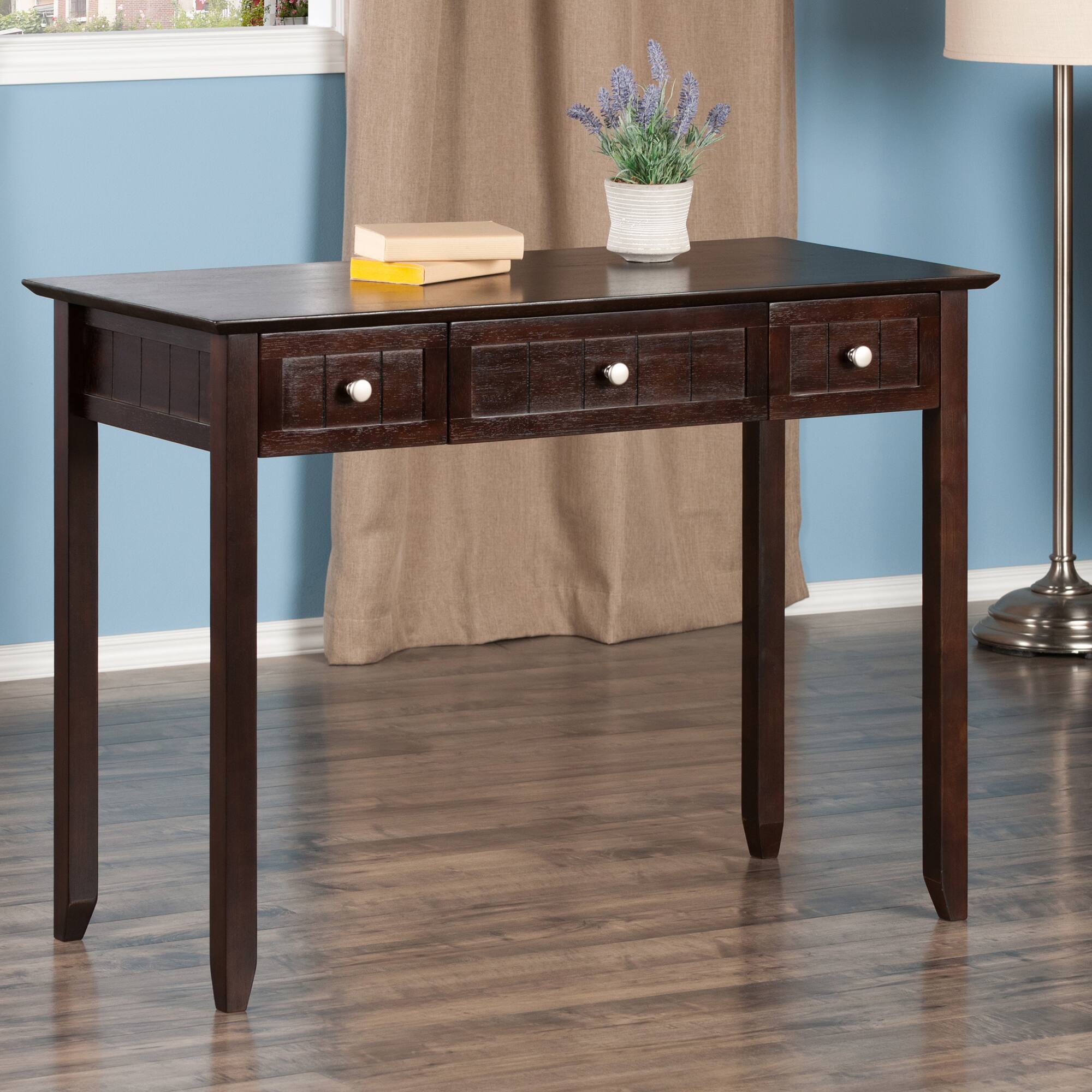 Alt View 8. Winsome Wood - Burke Home Office Writing Desk - Coffee.