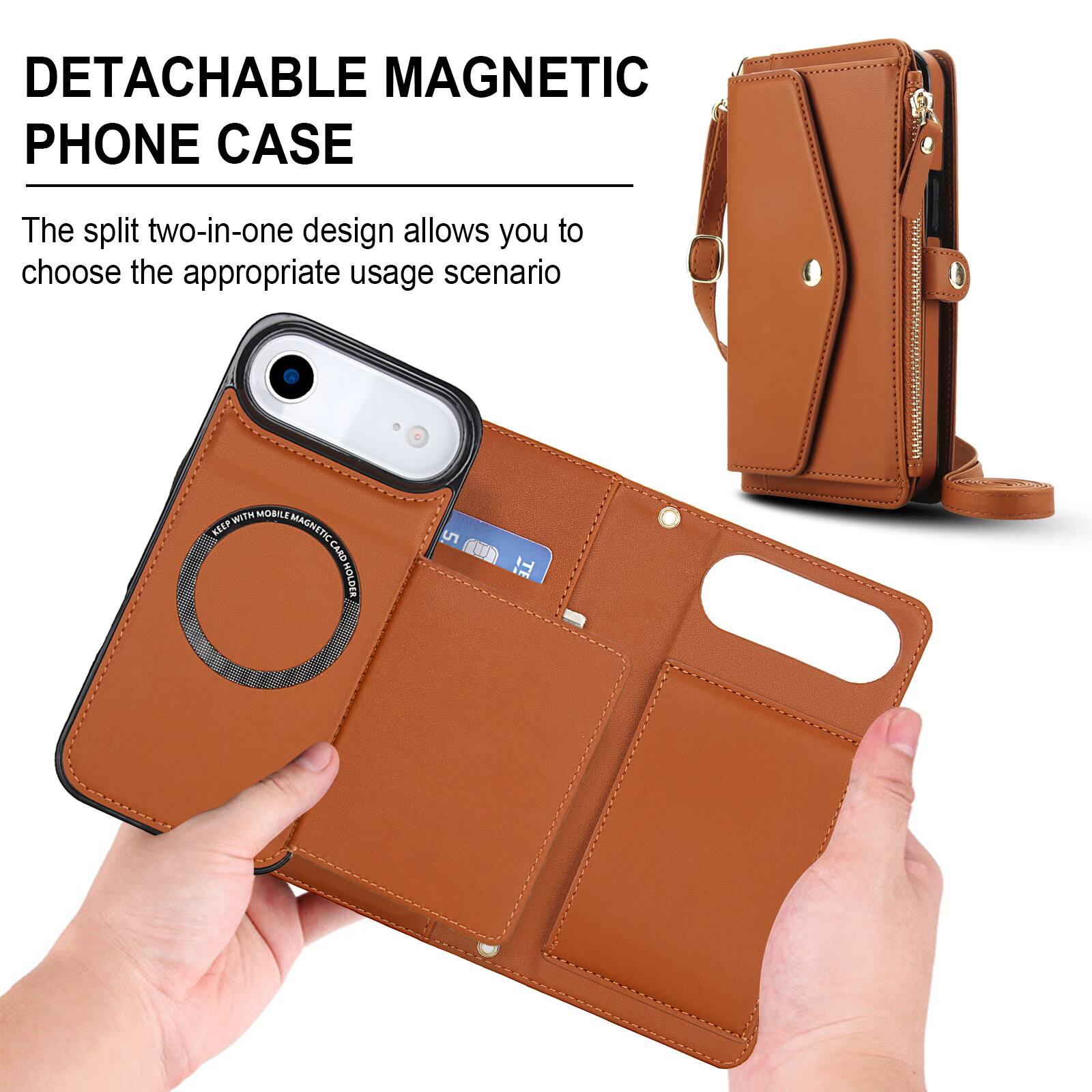 DETACHABLE MAGNETIC PHONE CASE

The split two-in-one design allows you to choose the appropriate usage scenario