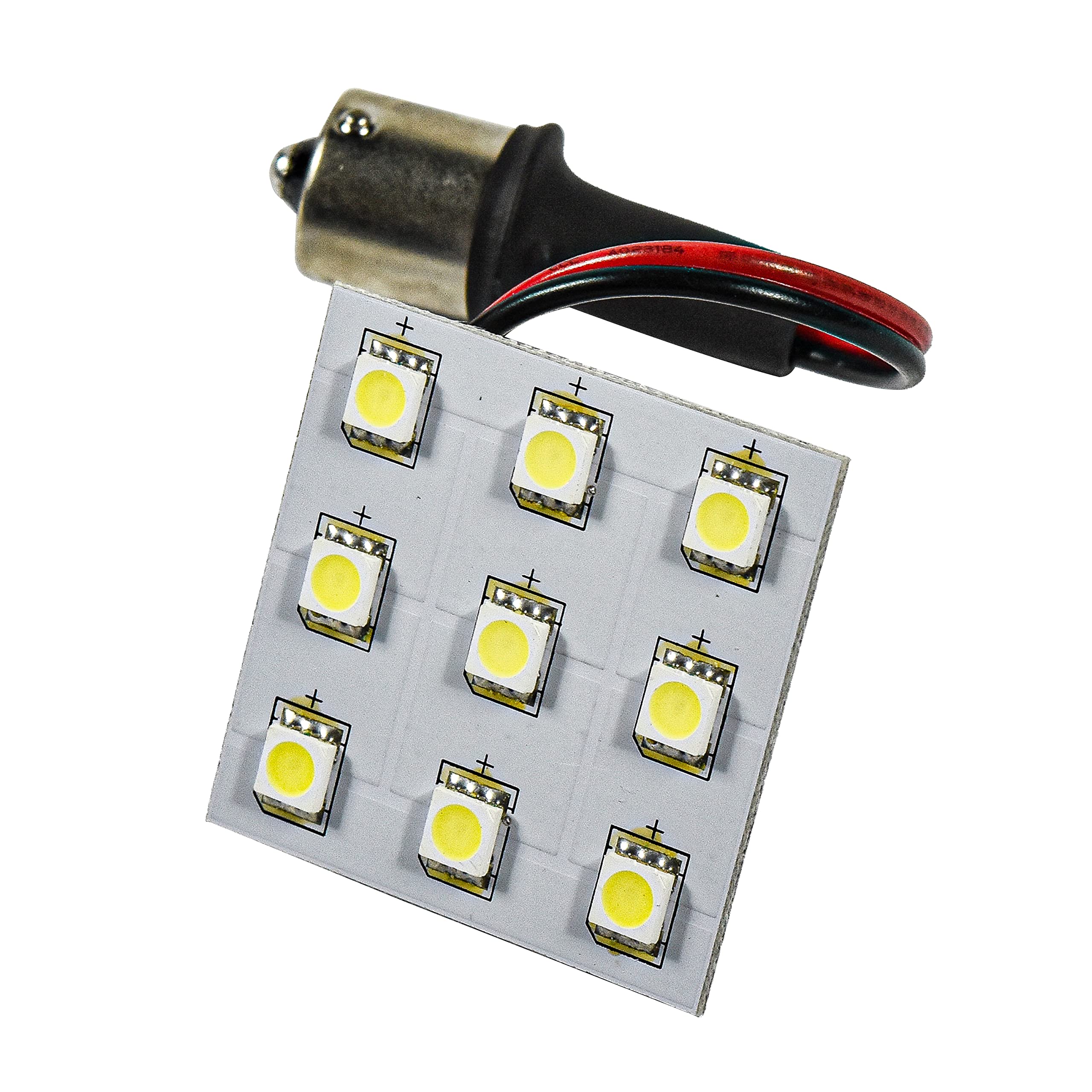 Alt View 5. HQRP - BA15s 9 LED SMD5050 10-30 V DC Bulbs 2-Pack for RV Trailer Porch and Bath Lights.