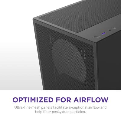 NZXT H5 Flow 2024 Compact ATX Mid Tower Airflow PC Case Black CC NZXT H5 Flow 2024 Compact ATX Mid Tower Airflow PC Case Black CC