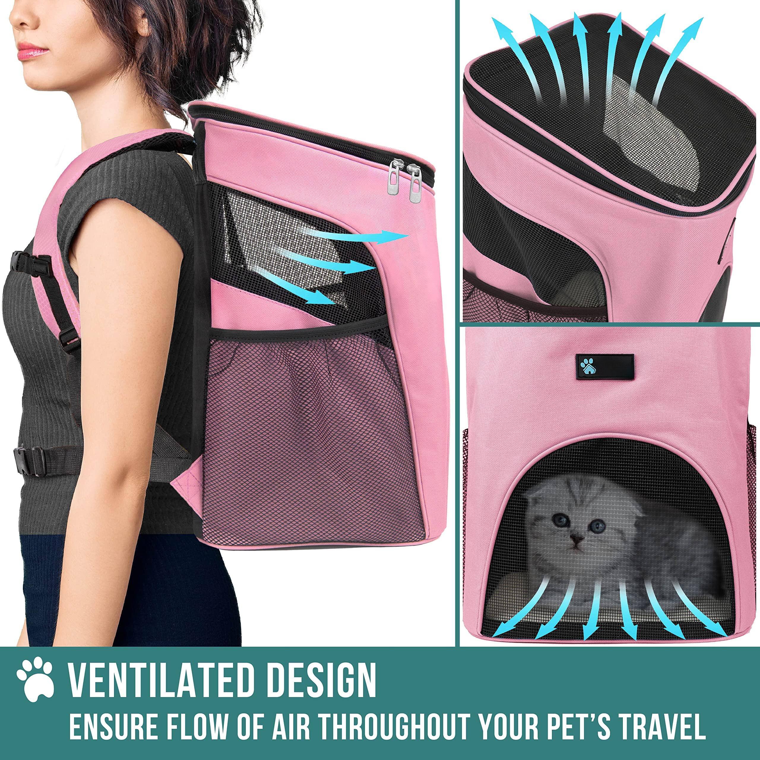 VENTILATED DESIGN  
ENSURE FLOW OF AIR THROUGHOUT YOUR PET'S TRAVEL