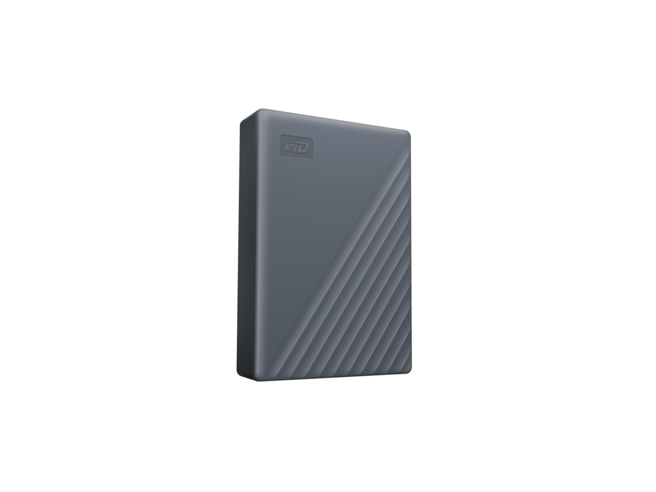 Western Digital - WD 6TB My Passport Hard Drive - Portable USB-C, USB 3.2 Gen 1 - Silicon Grey