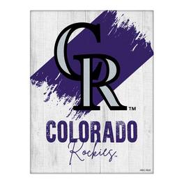 Holland Bar Stool Co. - Colorado Rockies 24" x 32" Team Canvas Wall Art - Multicolor