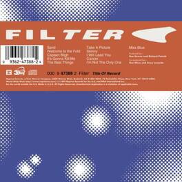 Filter - Title Of Record - VINYL LP