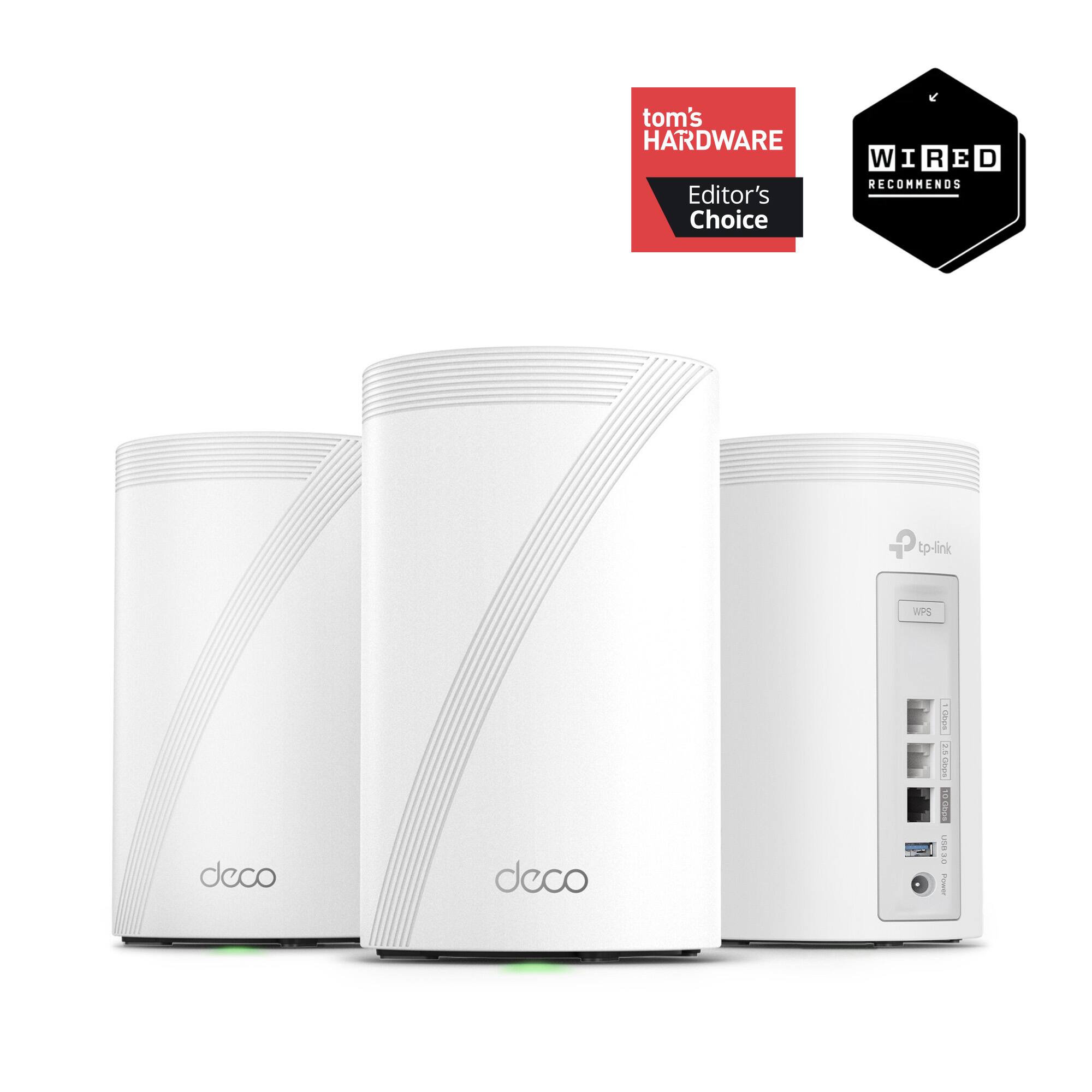 tom's HARDWARE Editor's Choice  
W I R E D RECOMMENDS  
tp-link WPS deco deco i 25