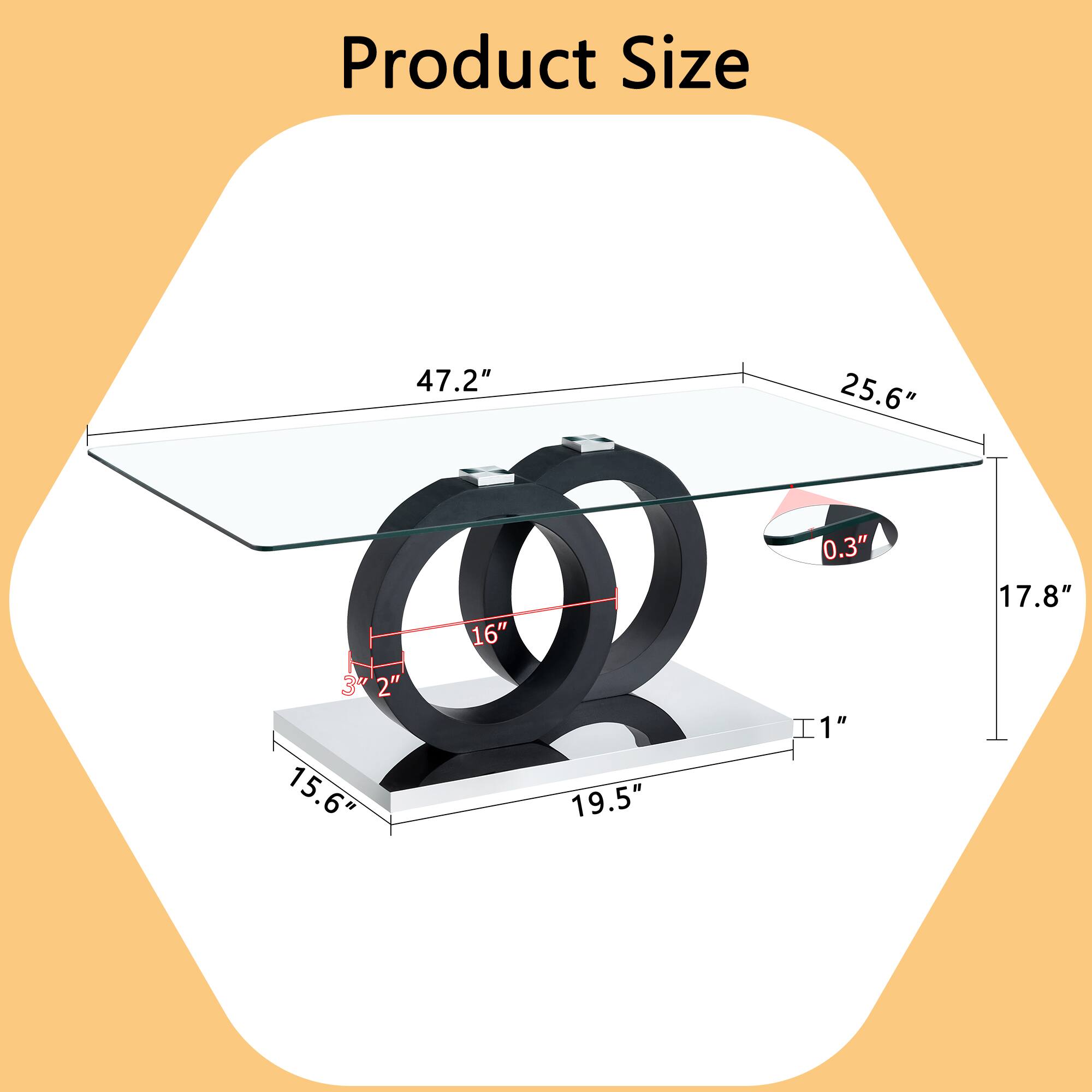 Product Size: 47.2" x 25.6" x 3 2" x 15.6" x 16" x 19.5" x 0.3" x 1" x 17.8"