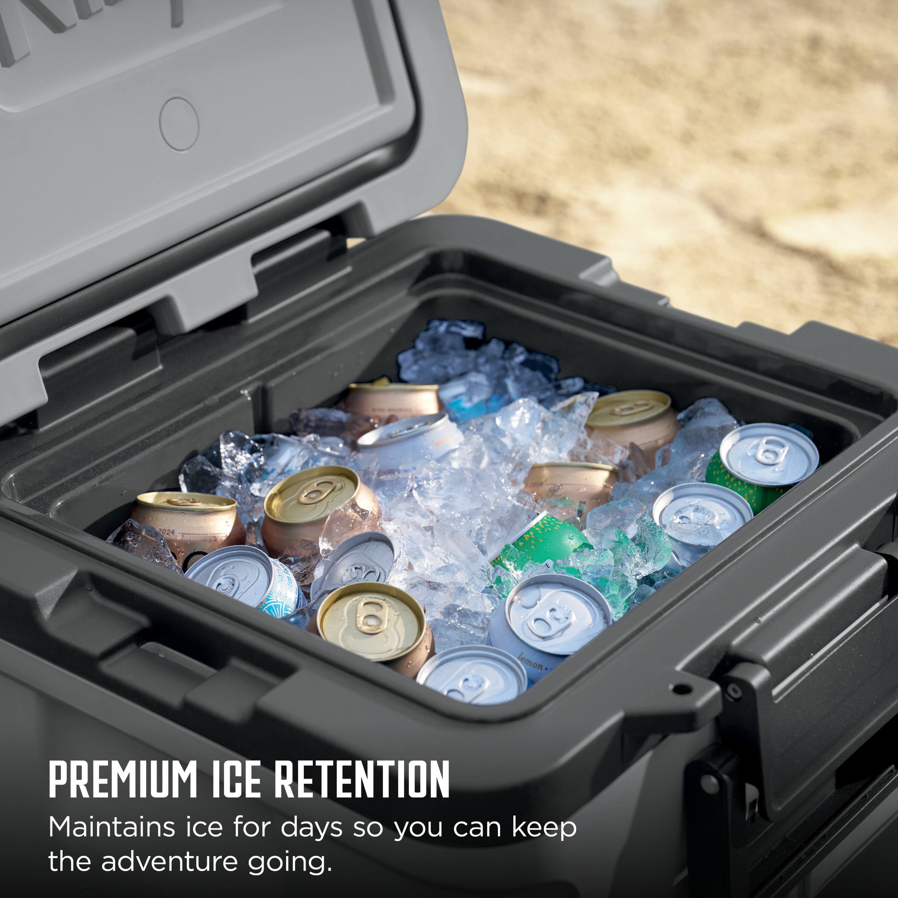 2024 6 OC Lemon PREMIUM ICE RETENTION Maintains ice for days so you can keep the adventure going.