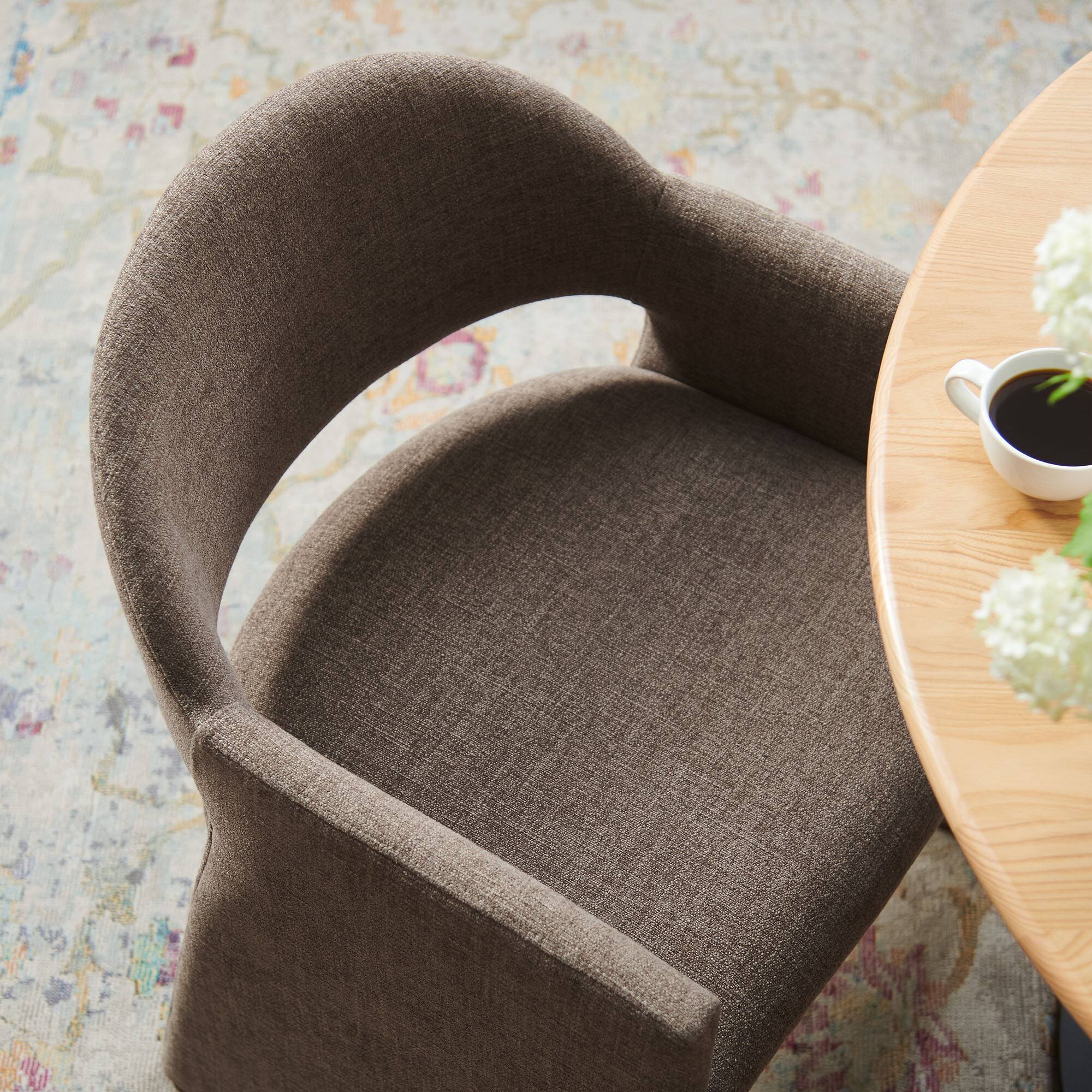 Alt View 1. Modway - Talia Dining Armchair - Mocha.