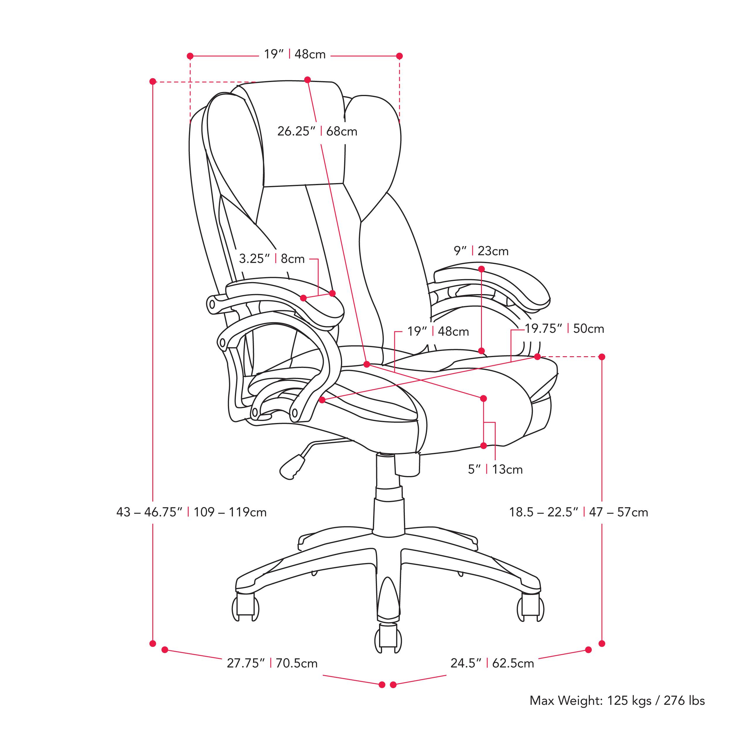 Alt View 13. CorLiving - Executive Office Chair - Espresso.