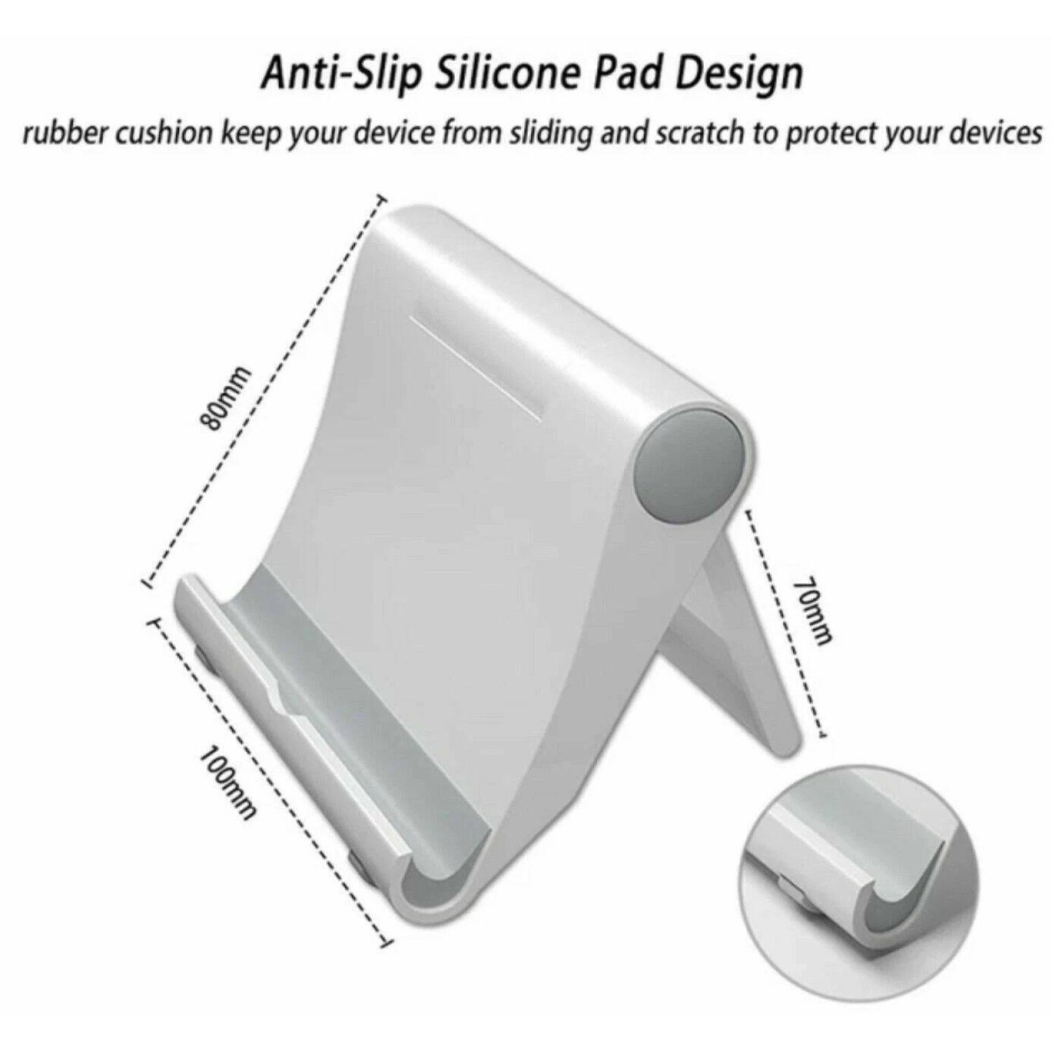 Anti-Slip Silicone Pad Design, rubber cushion keep your device from sliding and scratch to protect your devices, 80mm, 70mm, 100mm