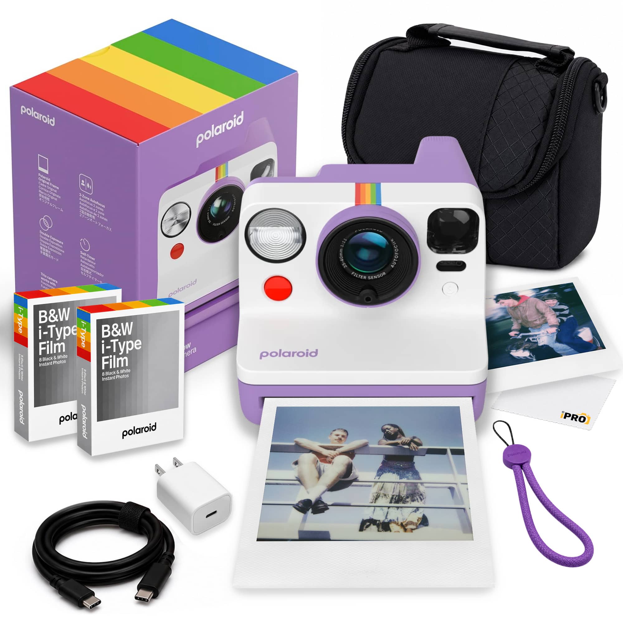 Polaroid - Now Generation 3 i-Type Instant Camera ( More - Purple