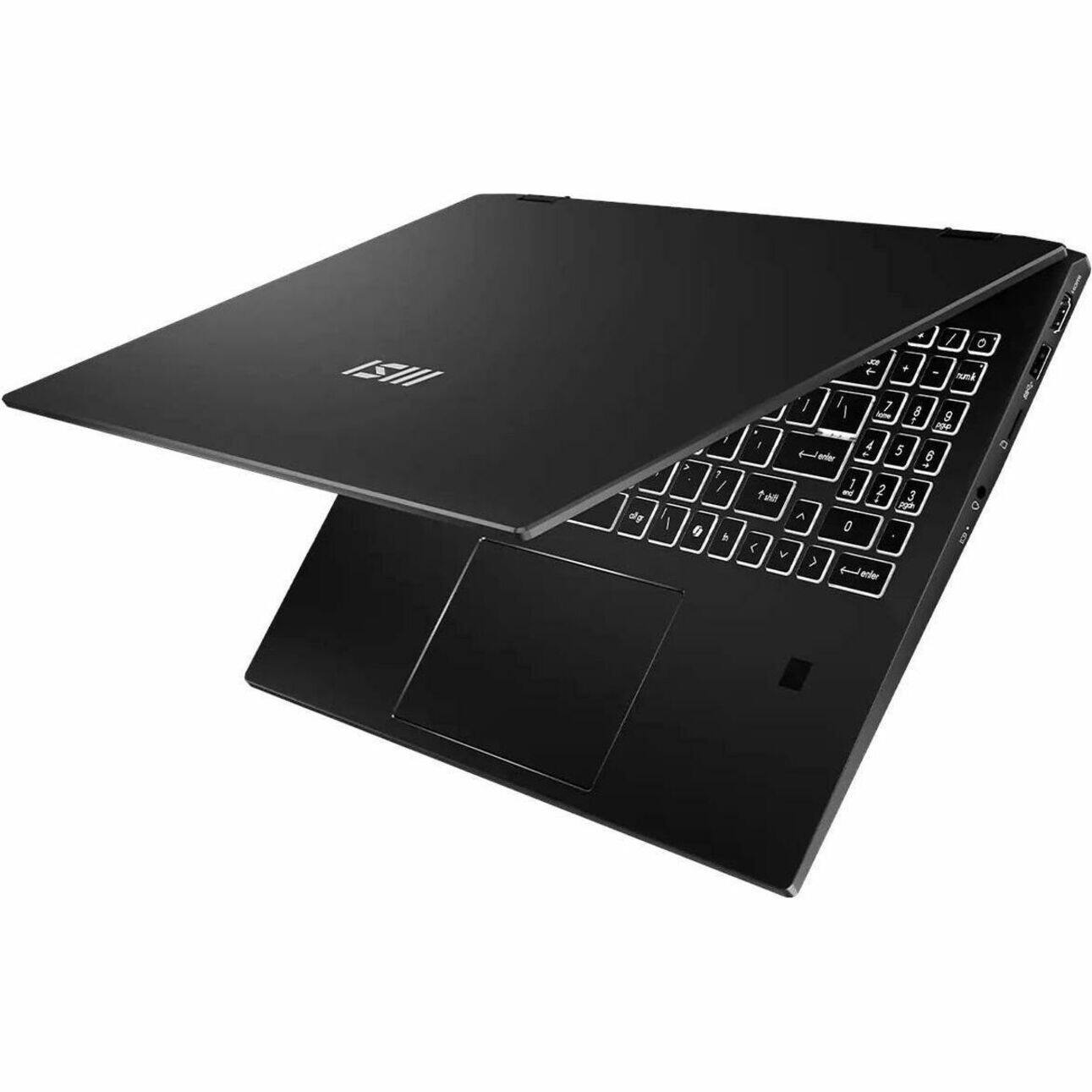 Alt View 23. MSI - Summit E16 AI Studio A1V 2-in-1 16" Touch Screen Laptop - Intel Core Ultra 7 with 32GB Memory - Ink Black, Black.