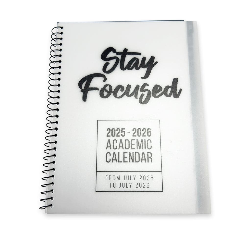 RE-FOCUS THE CREATIVE OFFICE - RE-FOCUS THE CREATIVE OFFICE, Academic Calendar, White, Monthly and Weekly Views, Time Slots, To-Do List