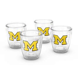 Tervis - Michigan Wolverines 4-Pack 12oz. Emblem Tumbler Set - Multicolor