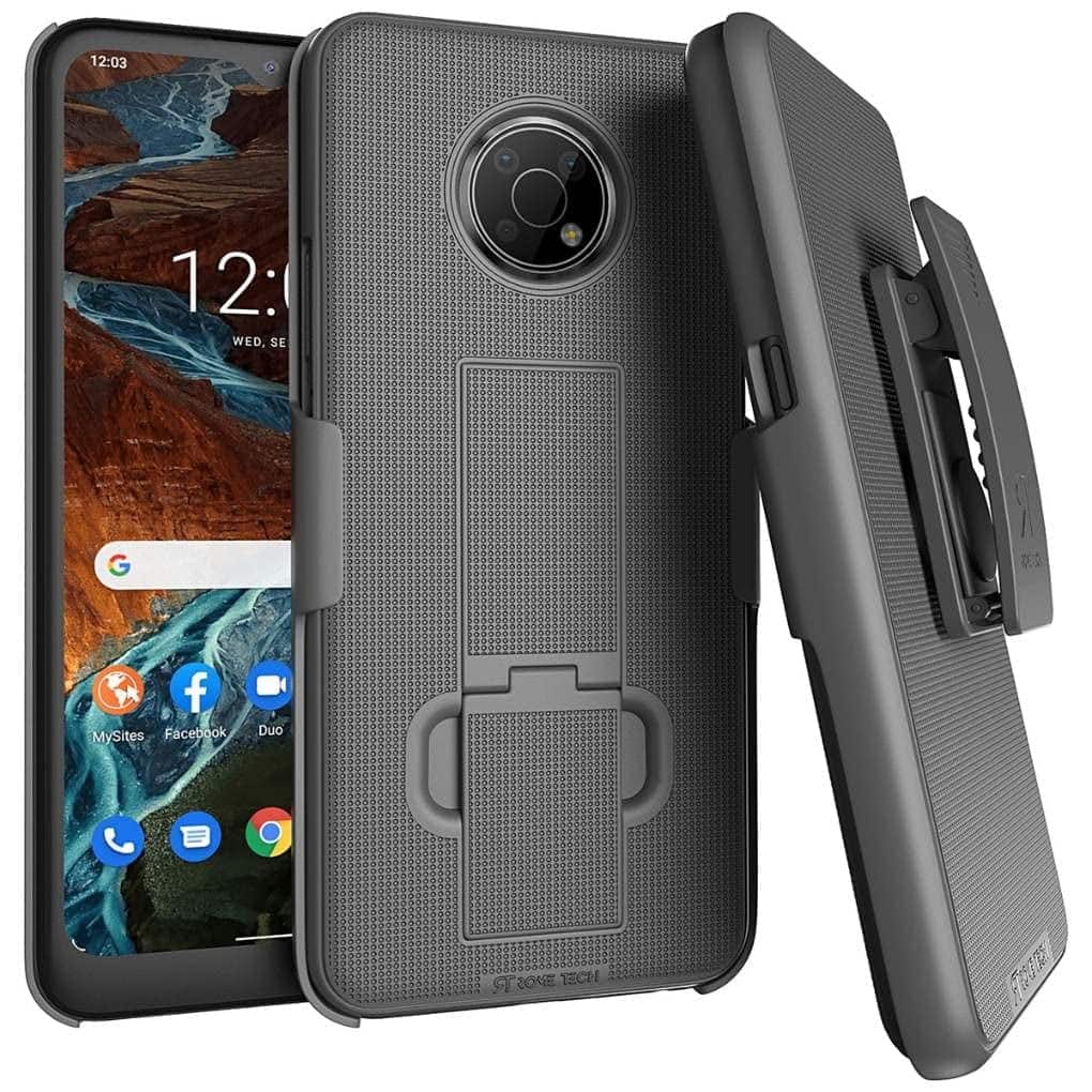 RomeTech - Rome Tech Shell Holster Case for Nokia G300 - Black