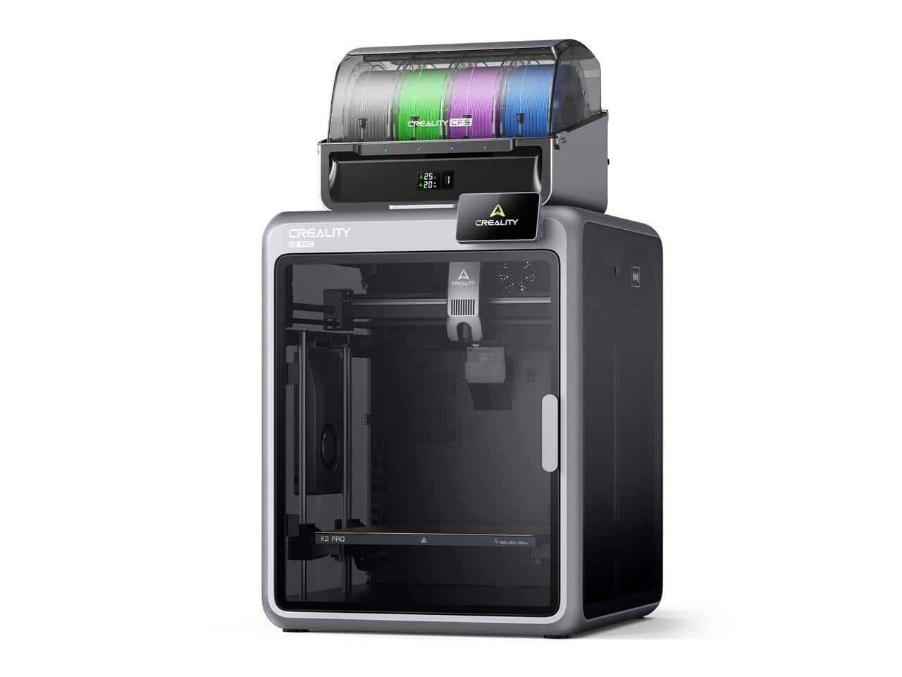 Creality - K2 Pro Combo, K2 Pro 3D Printer w/ CFS - Space Gray