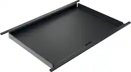 Ninja - FlexFlame Premium Full-Size Griddle Plate with Grease Drain, Rust Resistant, Direct Even Heat, Upgrade for FlexFlame - Black