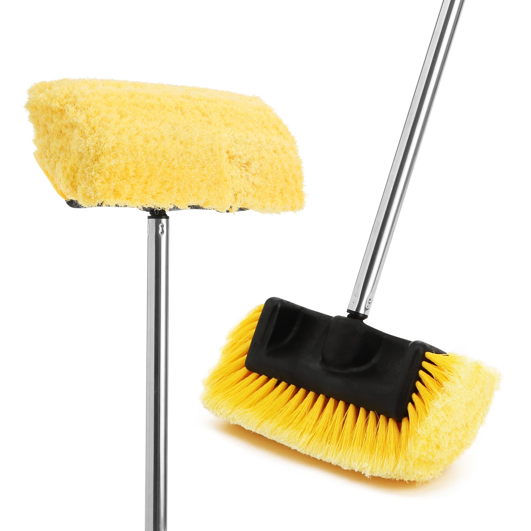 Front. Yocada - Five-Sided Car Wash Brush Broom with 61" Long Handle No Scratch.