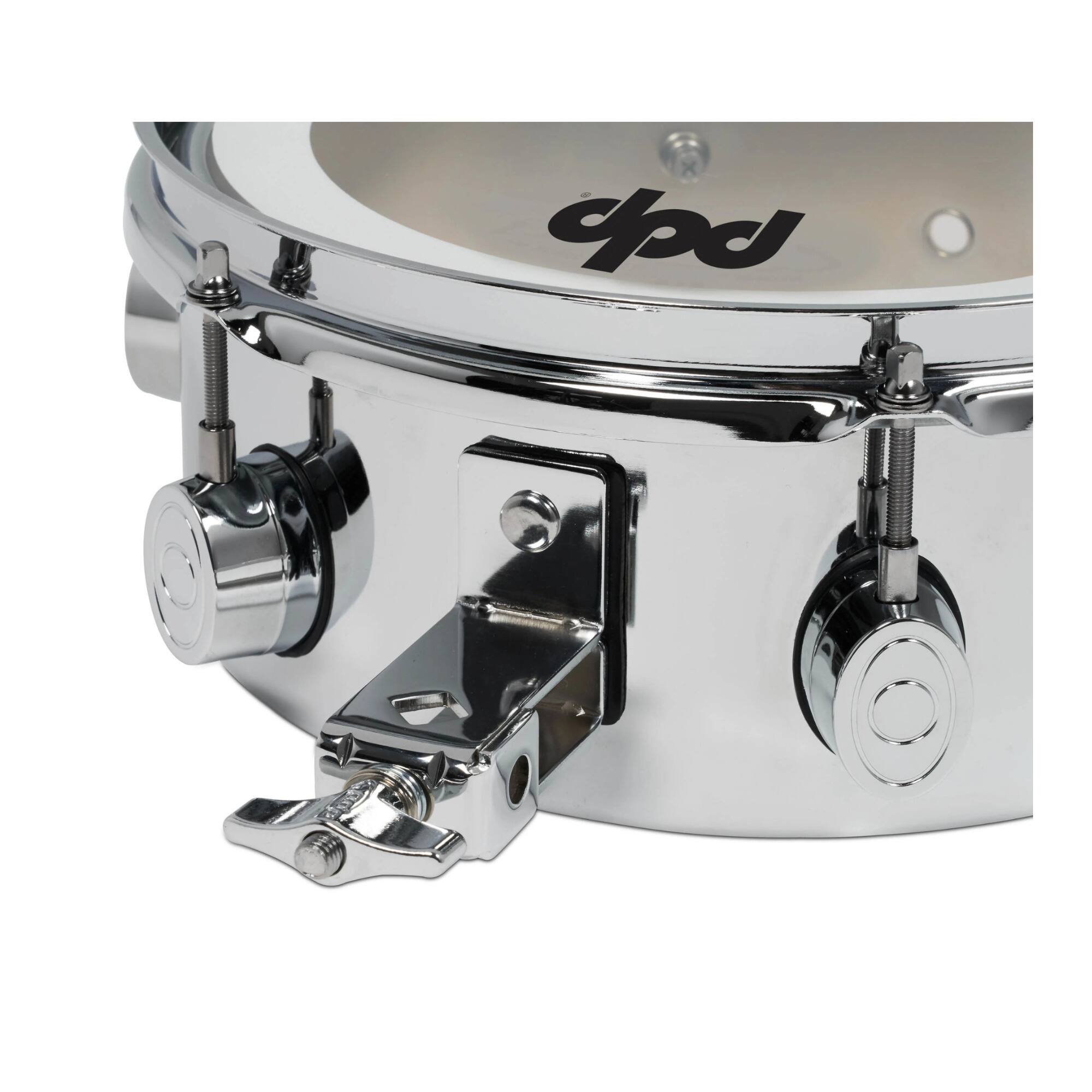 Angle. Pacific Drums and Percussion - Pacific Drums and Percussion Mini Timbale, Chrome Over Steel (10-Inch).
