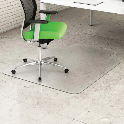 Front. Deflecto - Deflecto Earth Source Hard Floor Chair Mat - Clear.