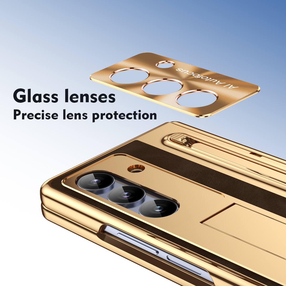 Glass lenses  
Precise lens protection