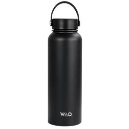 Gibson - WAO 38 oz. Thermal Bottle with Lid in Matte - Black