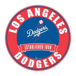 Fan Creations - Los Angeles Dodgers 24" Circle with Banner - Multicolor