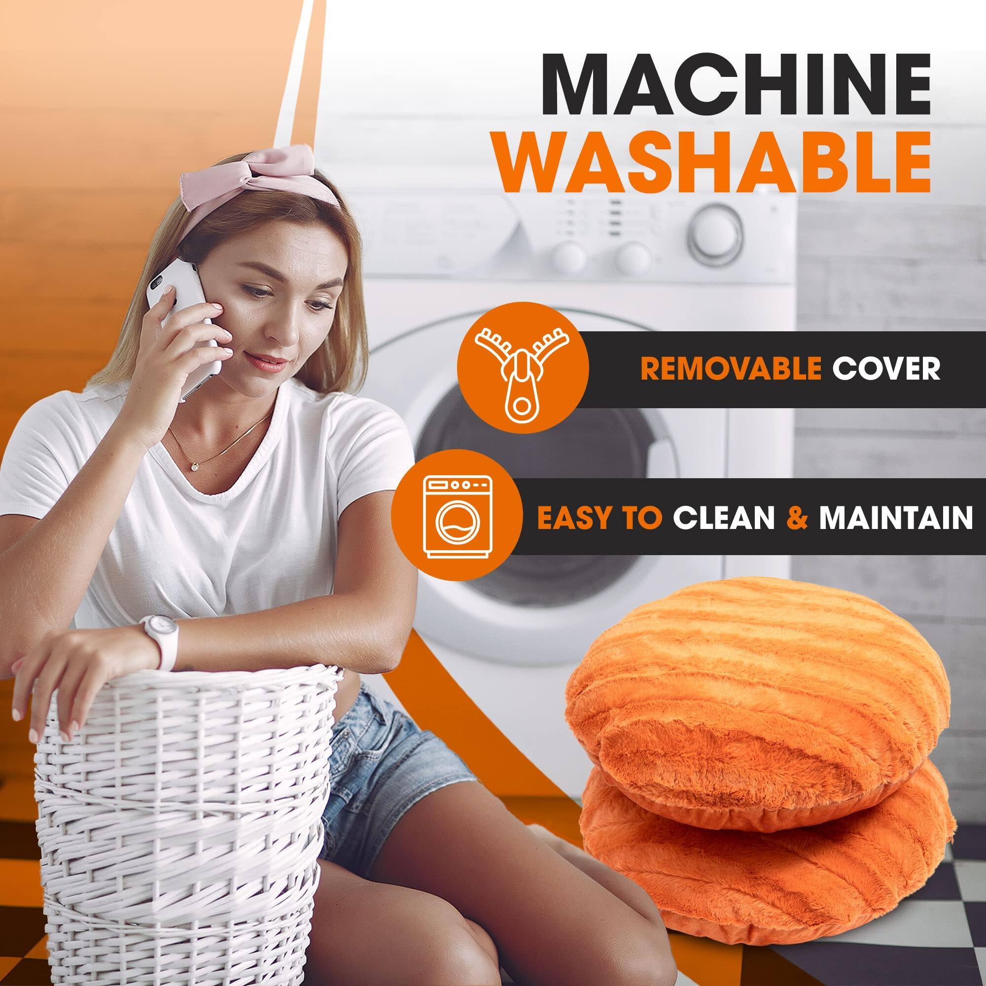 MACHINE WASHABLE  
REMOVABLE COVER  
EASY TO CLEAN & MAINTAIN