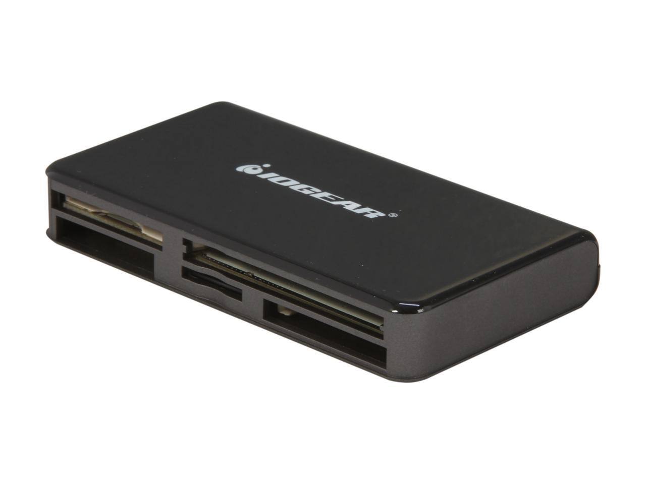 Front. IOGEAR - IOGEAR GFR381 USB 3.0 Multi-Card Reader/Writer (CF, SD, XD, microSD, MS, M2).