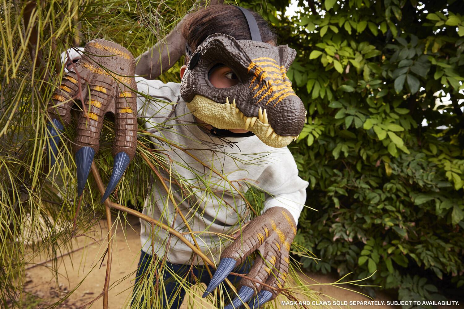 MASK AND CLAWS SOLD SEPARATELY. SUBJECT TO AVAILABILITY.