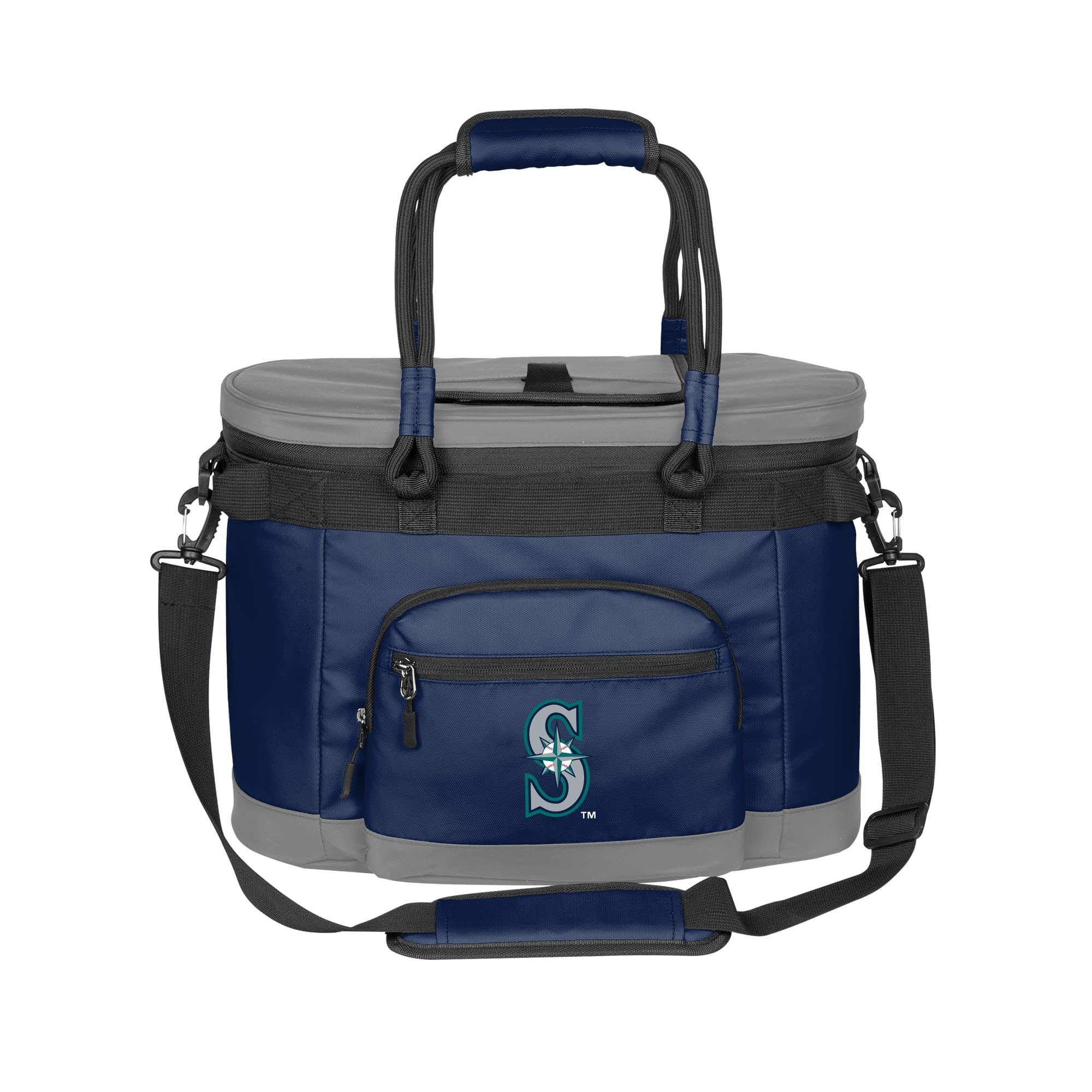 Logo Brands - Seattle Mariners 35 Can Flex Cooler - Navy