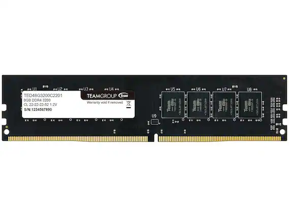 TED48G3200C2201
8GB DDR4 3200
CL 22-22-22-52 1.2V
S/N: 1234567890
TEAMGROUP
Team
Warranty void if removed
U1 U2 U3 U4 U5 U6 U7 U8 U9
Team Elite T405128HT-24
DA319375HH
3999
Team Elite T405128HT-24
D03J8712HM
299
Elite Team 16e4r
406528 MHGZTBLEUG
N T1S