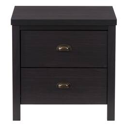 CorLiving - Boston 2-Drawer Night Stand - Brown