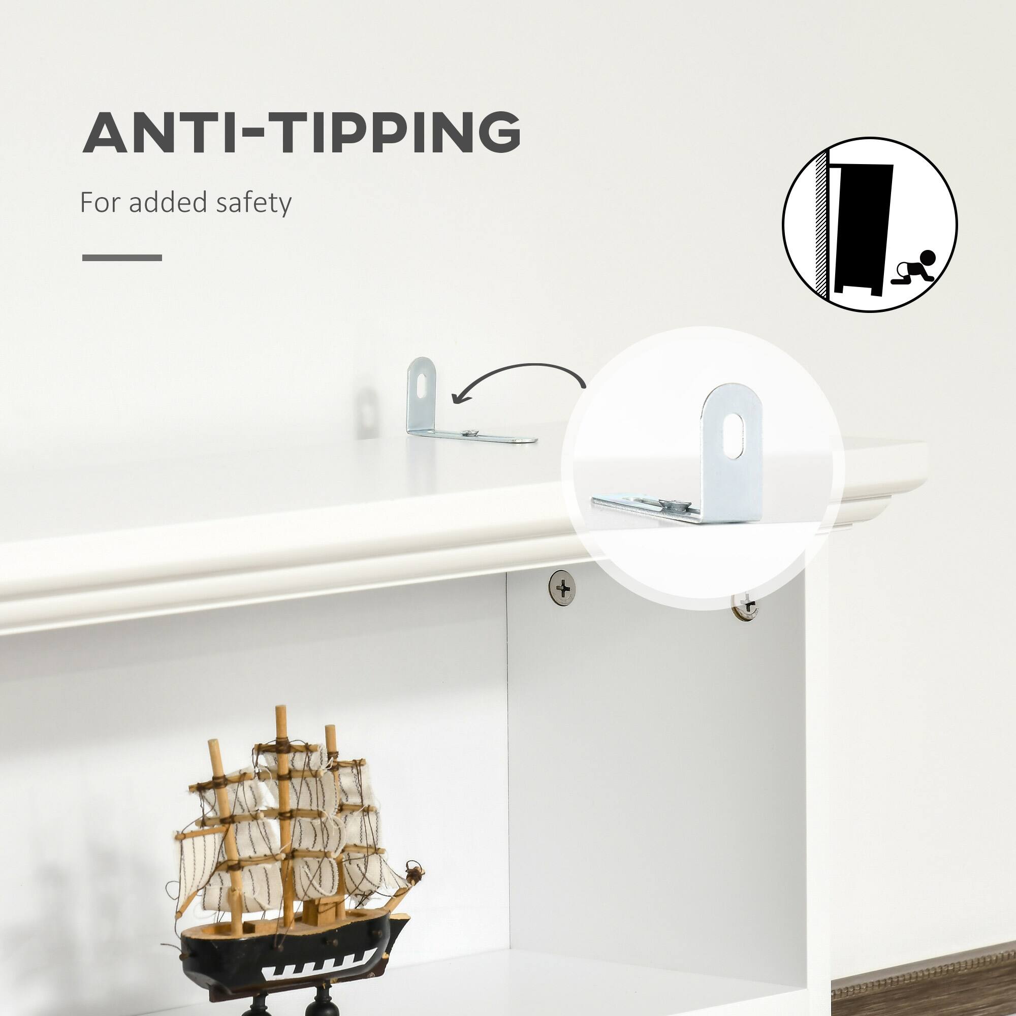 ANTI-TIPPING  
For added safety