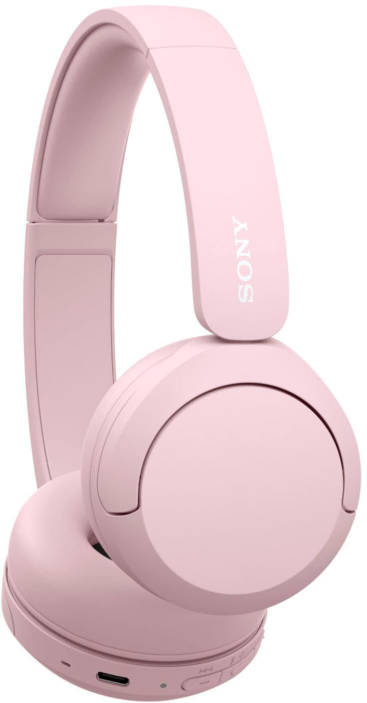 Angle. Sony - WH-CH520 Wireless Headphone with Microphone - Pink.