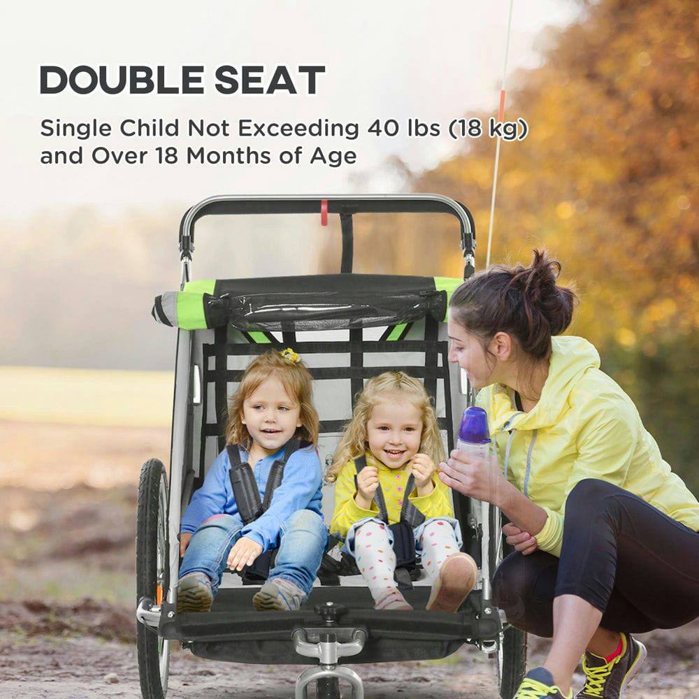DOUBLE SEAT  
Single Child Not Exceeding 40 lbs (18 kg) and Over 18 Months of Age