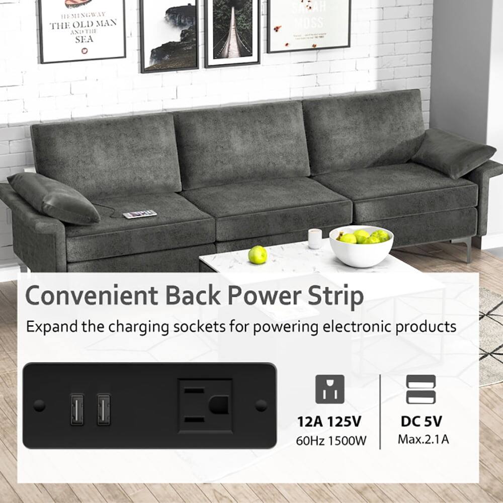 HEMINGWAY THE OLD MAN AND THE SEA

Convenient Back Power Strip
Expand the charging sockets for powering electronic products

12A 125V 60Hz 1500W DC 5V Max.2.1A