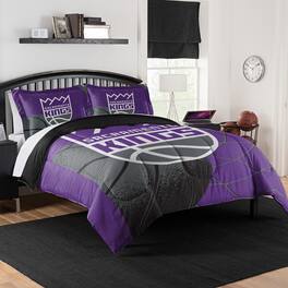 Sweet Home Collection - NBA Sacramento Kings Comforter & Pillow Sham Set- Full/Queen - Multicolored