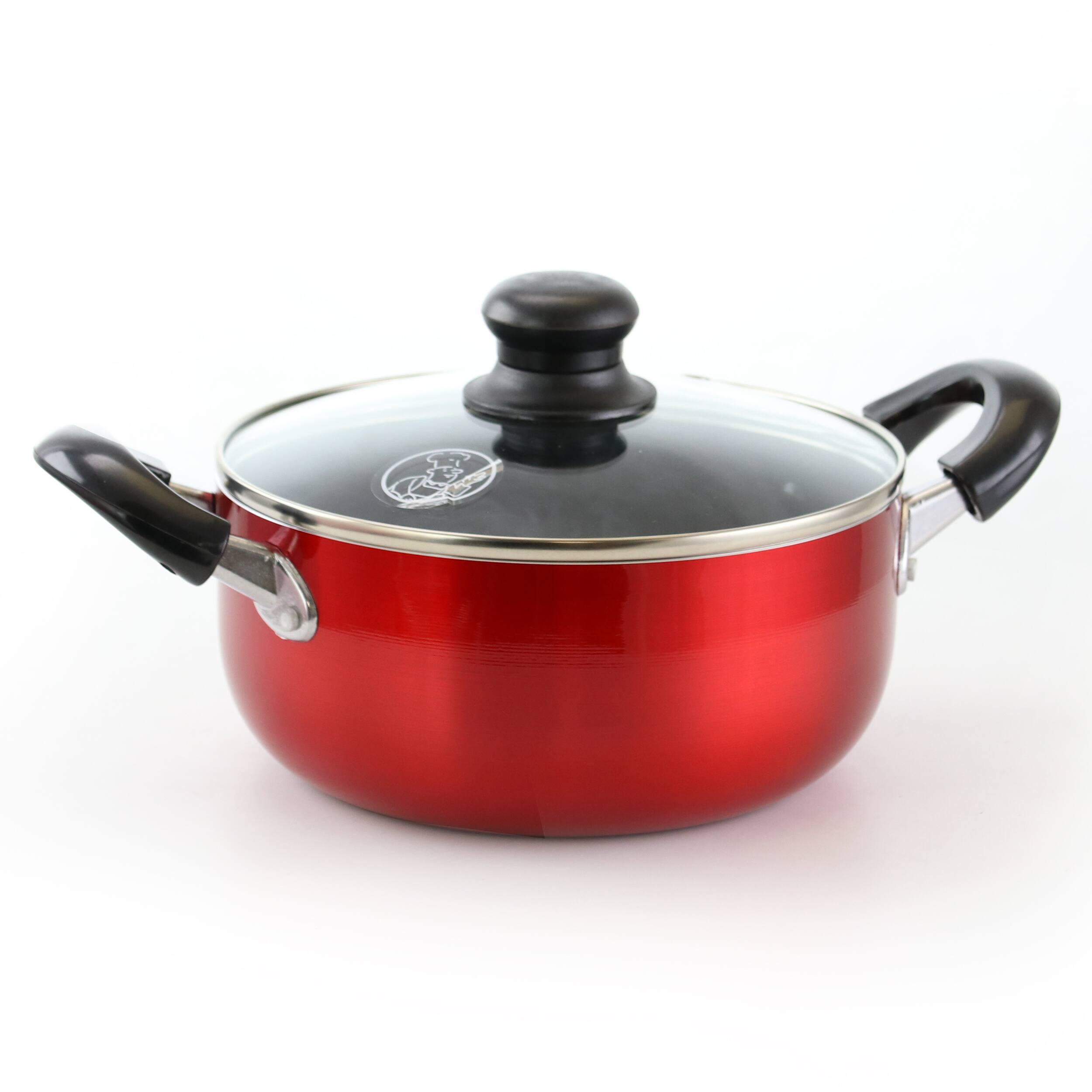Better Chef - 13 Quart Aluminum Dutch Oven - Red