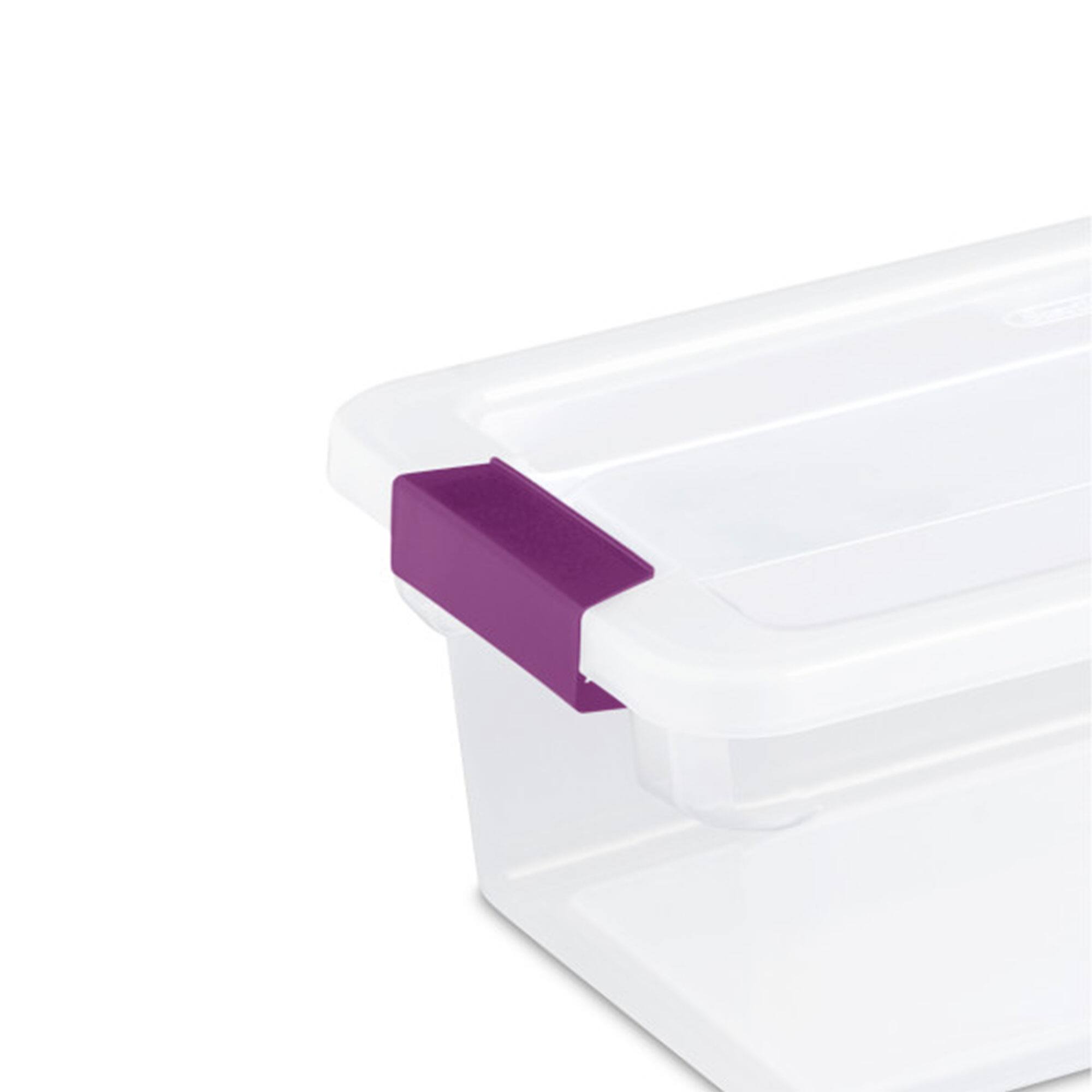 Alt View 8. Sterilite - Sterilite 6 Quart Plastic ClearView Latch Box Storage Container Tote, 36 Pack.