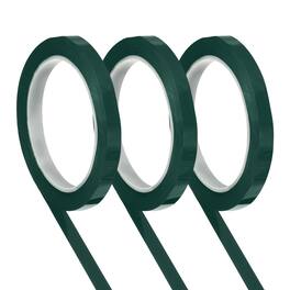 Unique Bargains - 3 Rolls Whiteboard Tape, 3/8in x 72yds Thin Dry Erase Board Grid Tape, Pinstripe Lines for Classroom, Office Use - Green