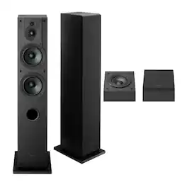 Sony - 3-Way Floorstanding Speaker System (Pair) with Dolby Atmos Speakers (Pair)