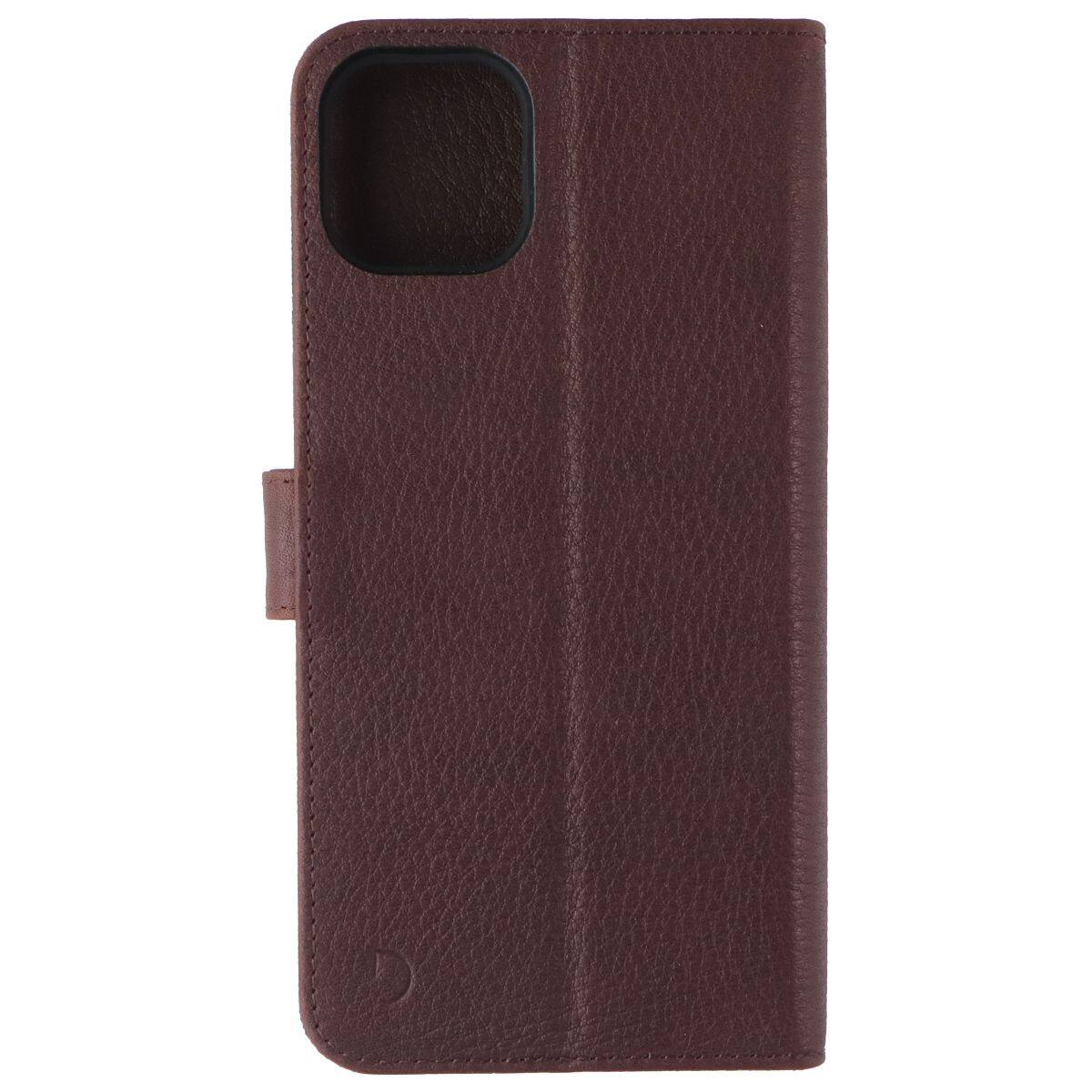 Front. DECODED - Decoded Detachable Leather Wallet for Apple iPhone 11 Pro Max - Brown - Brown.