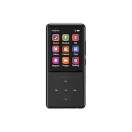 GreenTouch - Six 128GB Kosher MP3 Player with SD Slot (Black)